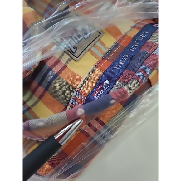 Cruel Girl Shirt Women XL Western Cowgirl Rodeo Button Down Red Plaid - Picture 15 of 15